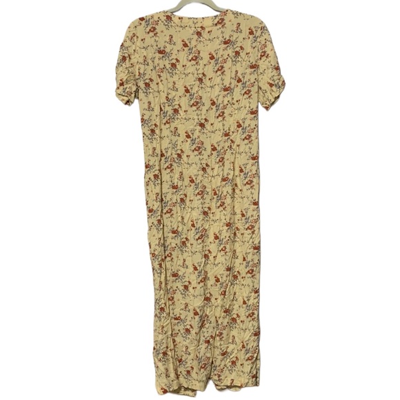 Vintage Scarlett Floral Button Down Maxi Dress - Picture 5 of 6